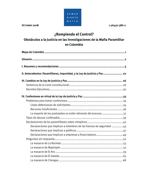 ¿Rompiendo el Control?: Obstáculos a la Justicia en - OLADD