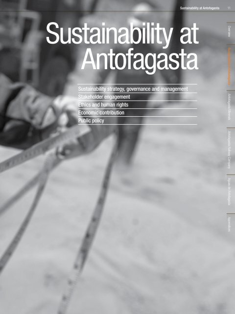 Sustainability Report - Antofagasta PLC