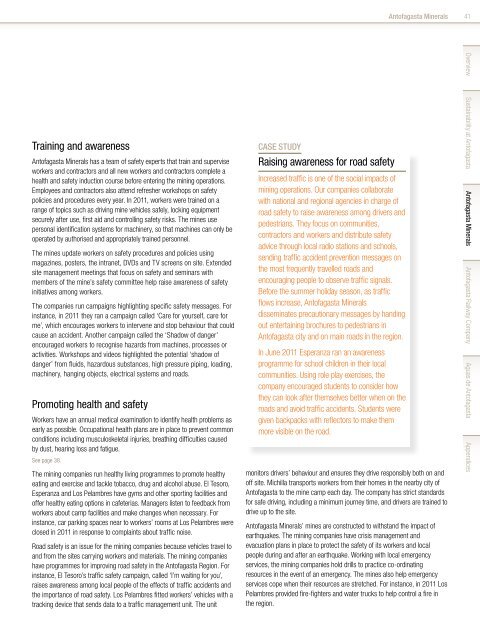 Sustainability Report - Antofagasta PLC