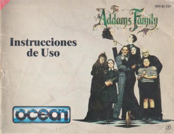 Manual Addams Family - Manuales de videojuegos
