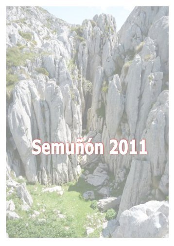 PRESENTACIÓN CADE SEMUÑÓN 2011 - Espeleoastur