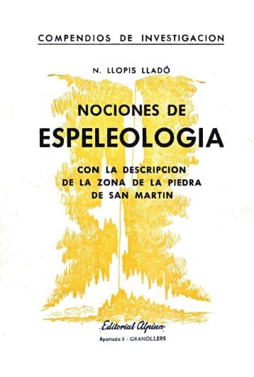 nociones de espeleologia