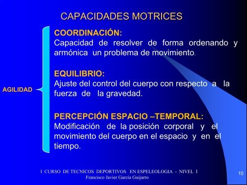 Plan de entrenamiento - Grupo Espeleológico de Lorca