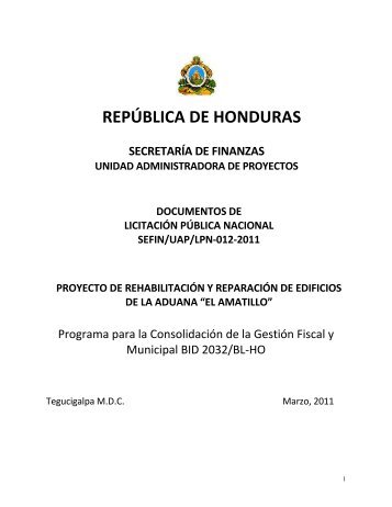 Sección I. Instrucciones a los Oferentes - HonduCompras
