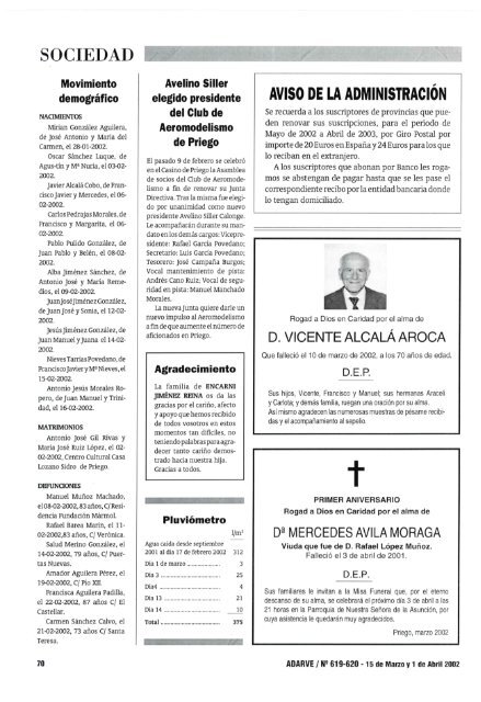 Priego de Córdoba - Periódico Adarve