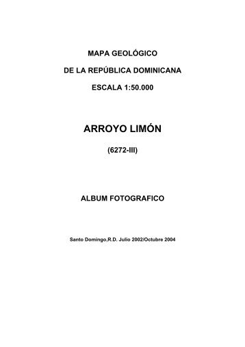 ARROYO LIMÓN - mapas del IGME