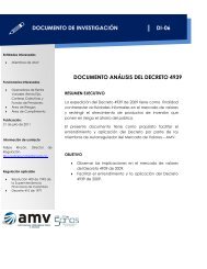 Documento de análisis del Decreto 4939. - AMV