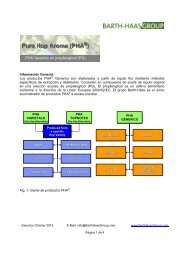 PHA - Barth-Haas Group
