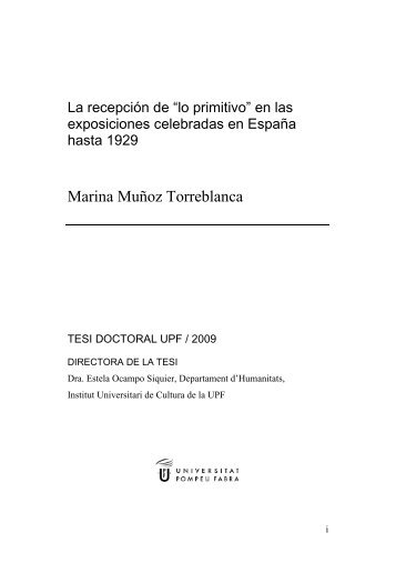 Marina Muñoz Torreblanca - Tesis