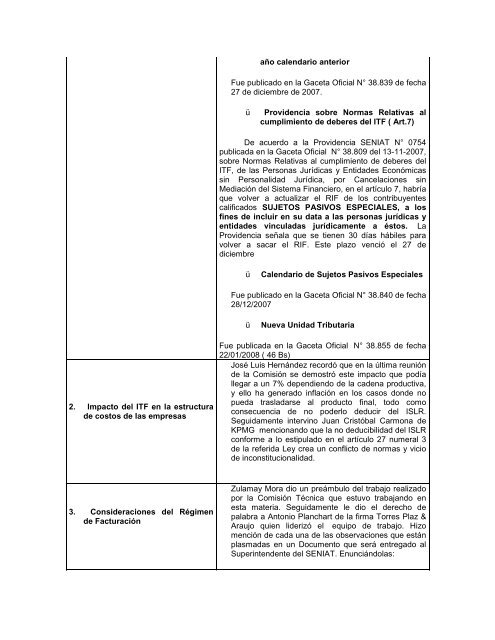 MINUTA DE REUNIÓN COMISION TRIBUTARIA Y ... - Conindustria