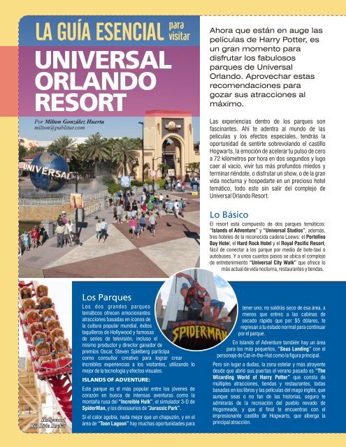 UNIVERSAL ORLANDO RESORT - Publitur