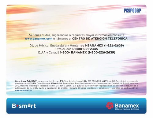 Guía de B•smart First - Banamex.com