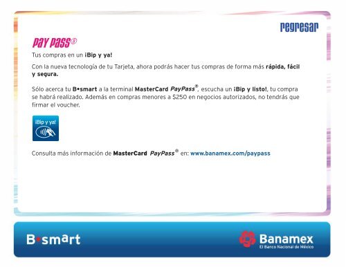 Guía de B•smart First - Banamex.com