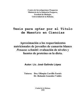 JOSE GALINDO LOPEZ - TESIS DE MAESTRIA.pdf - OceanDocs