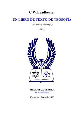 Un Libro De Texto De Teosofía (pdf) - Sociedad Teosófica Española