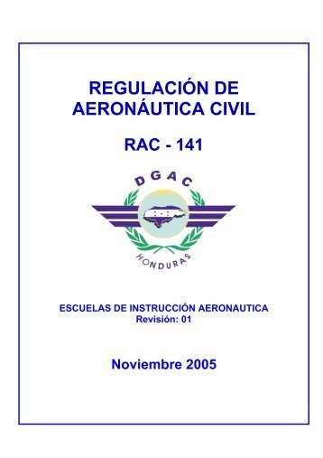 Rac 141 Escuelas de Instrucción Aeronáutica - DGAC