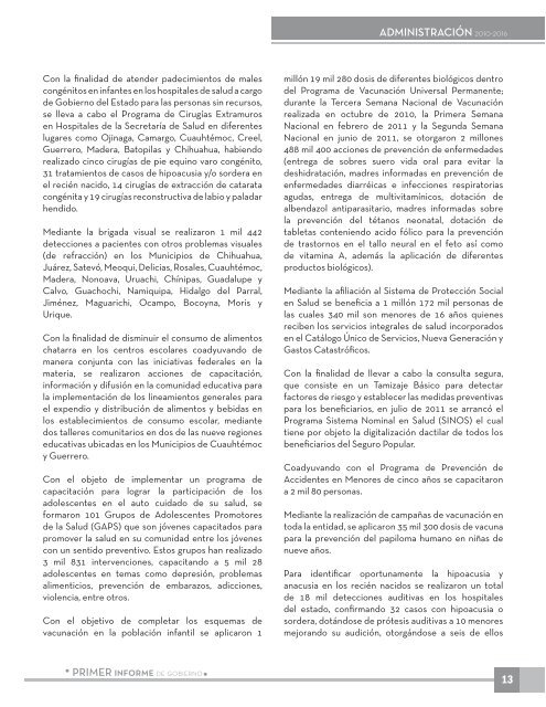 Informe Político (4.5 MB) - Gobierno del Estado de Chihuahua