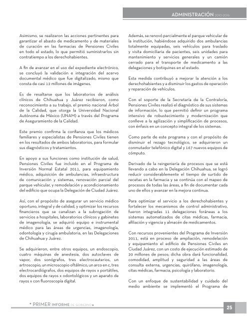 Informe Político (4.5 MB) - Gobierno del Estado de Chihuahua