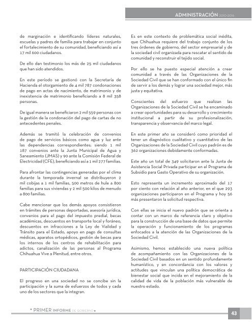 Informe Político (4.5 MB) - Gobierno del Estado de Chihuahua