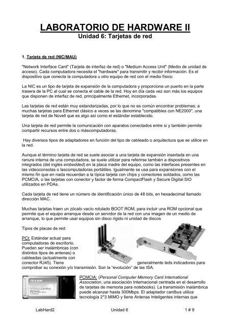 Descargar apunte - Laboratorio de Hardware II