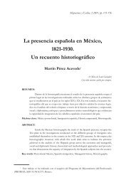 La presencia española en México, 1821-1930. Un recuento ... - Aemic