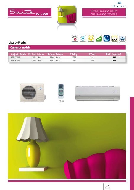 tarifa precios / mayo 2011 climatización y energía - Vycus.es