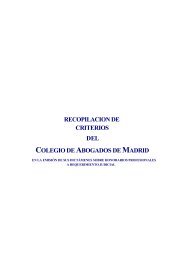 COLEGIO ABOGADOS MADRID