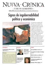 Signos de ingobernabilidad política y económica - Plural Editores