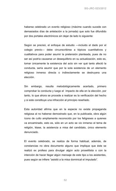 JUICIO DE INCONFORMIDAD - Tribunal Electoral del Poder ...