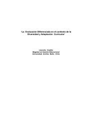 La Evaluación Diferenciada - Diversidad y Adaptación ... - FEDIAP