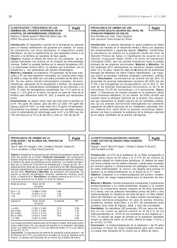 ver pdf - Sociedad Argentina de Hematología