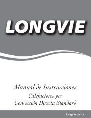 Manual de Instrucciones - Longvie