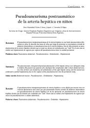 Pseudoaneurisma postraumático de la arteria hepática en ... - ACACI