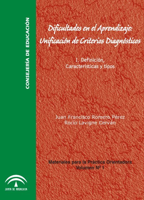 Dificultades en el Aprendizaje: Unificación de Criterios Diagnósticos