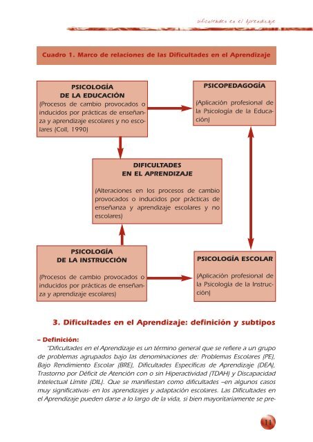 Dificultades en el Aprendizaje: Unificación de Criterios Diagnósticos