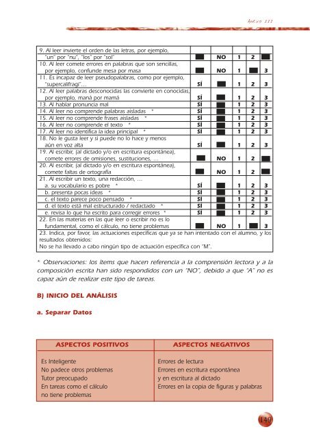 Dificultades en el Aprendizaje: Unificación de Criterios Diagnósticos