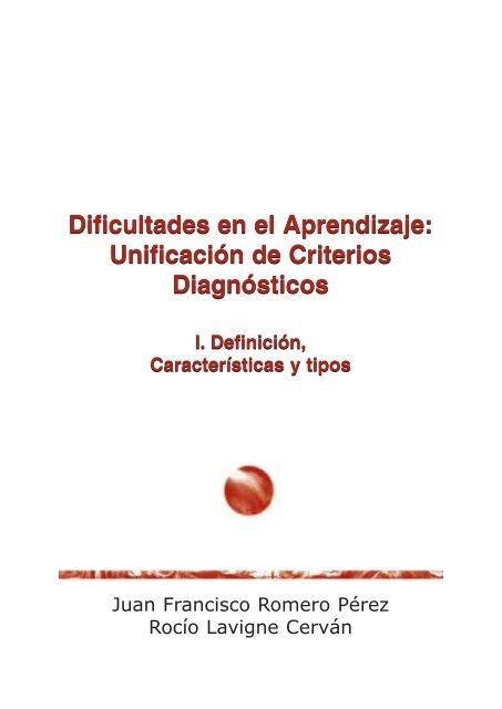 Dificultades en el Aprendizaje: Unificación de Criterios Diagnósticos