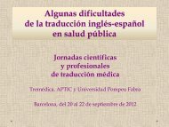 Traducción especializada Salud pública - Aptic