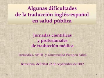 Traducción especializada Salud pública - Aptic
