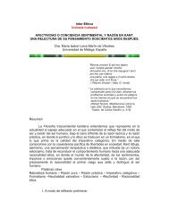 Afectividad O Conciencia Sentimental Y Razón En Kant