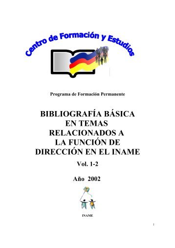 bibliografía básica en temas relacionados a la función de ... - INAU