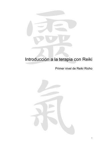 Introducción a la terapia con Reiki