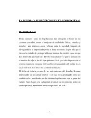 la injuria y su recepcion en el codigo penal - derecho romano