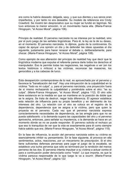 El perverso narcisista (1) - Acoso moral