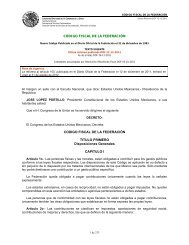 Código Fiscal de la Federación - Patronato de Obras e Instalaciones