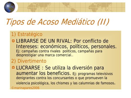 El Acoso Mediático - Acoso moral