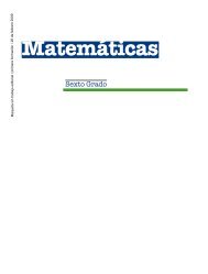 Secuencias Didácticas Matemáticas Sexto Grado