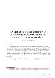 la libertad de expresión y la jurisprudencia del tribunal ...