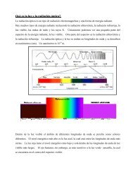 Diferencia entre Luz y Radiacion Optica