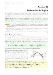 Polinomios de Taylor - Departamento de Matemática Aplicada